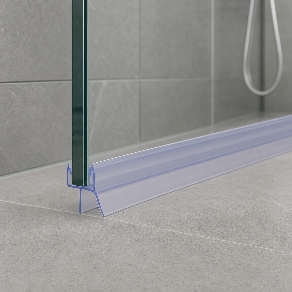 Shower Screen Seal for 8mm Glass – Seals 11-16mm Gap