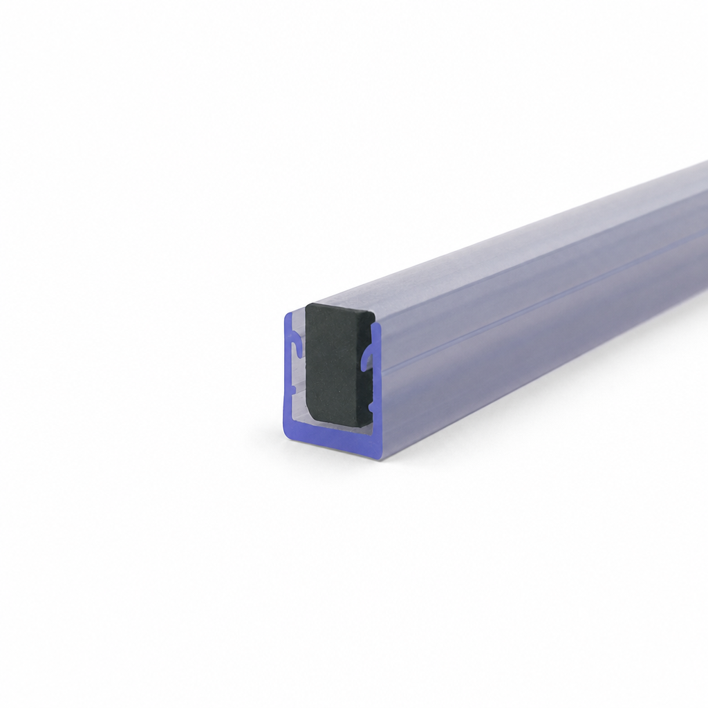 Shower Screen Seal for 4-6mm Glass – No Fin Design