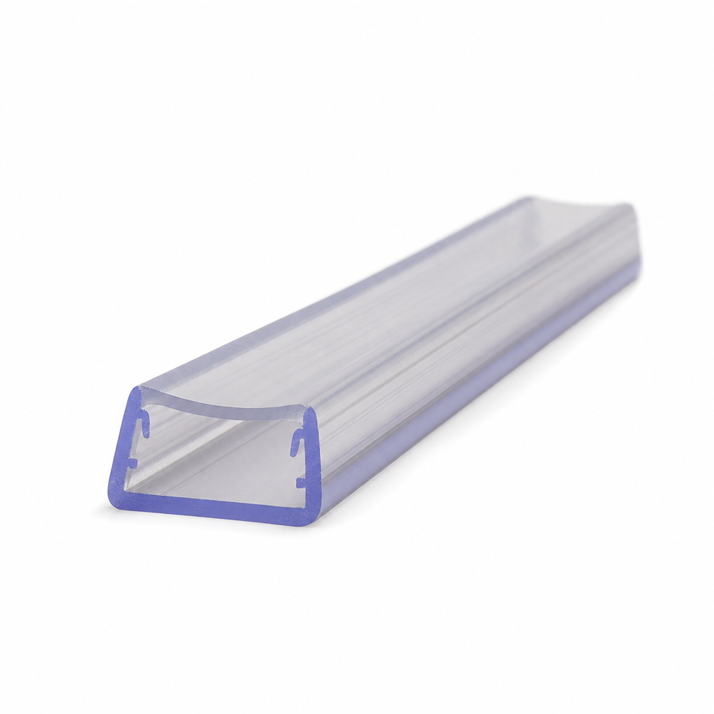 Shower Screen Seal for 10-12mm Glass – No Fin Design