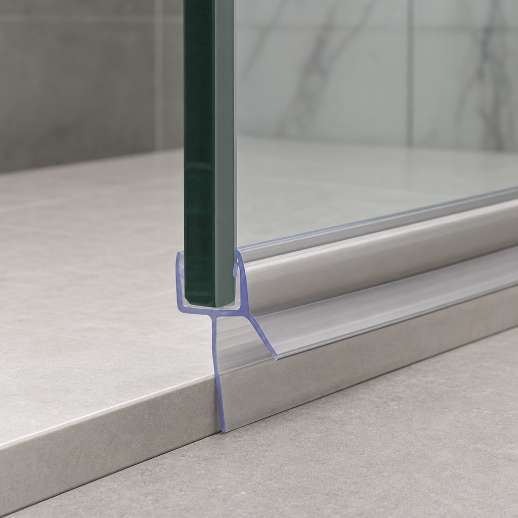 Shower Screen Seal for 8-10mm Glass – Seals 18-23mm Gap