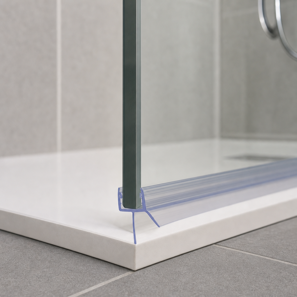 Shower Screen Seal for 8-10mm Glass – Seals 18-23mm Gap – SEAL034