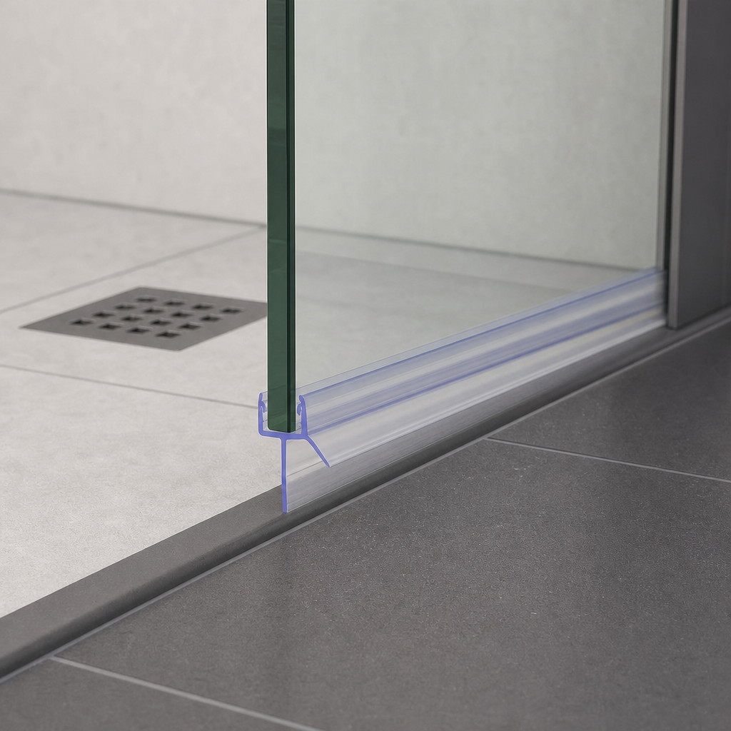 Shower Screen Seal for 8-10mm Glass – Seals 30-35mm Gap