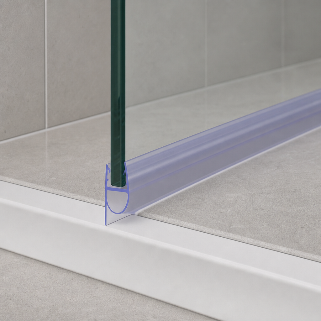Shower Screen Seal for 8-10mm Glass – Seals 5-15mm Gap