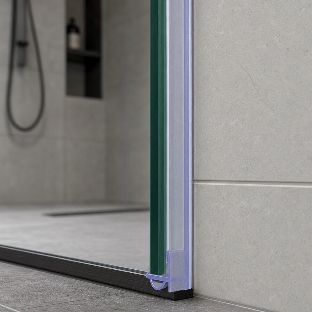 Shower Screen Seal for 4-6mm Glass – Seals 1-3mm Gap