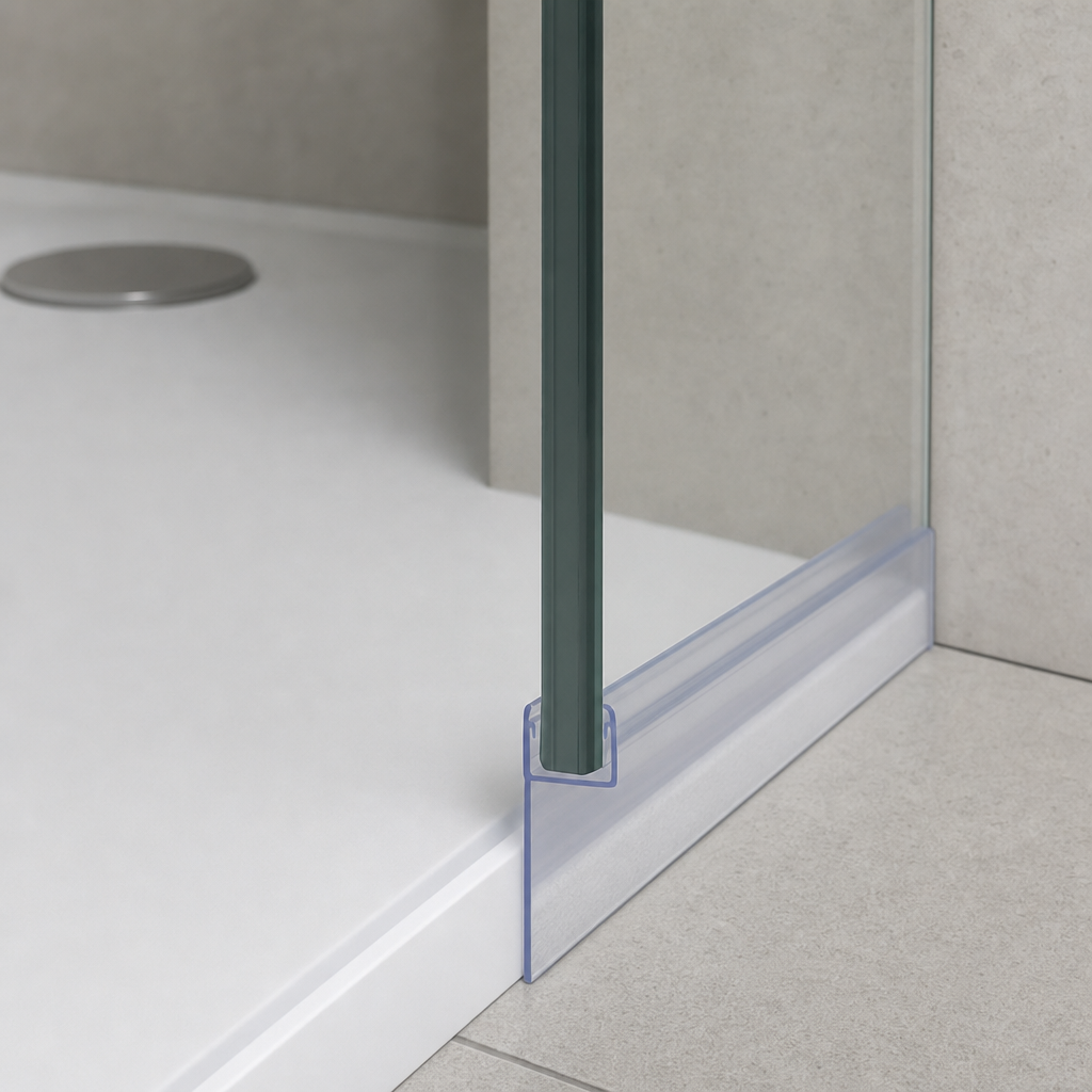 Shower Screen Seal for 10-12mm Glass – Seals 10-15mm Gap