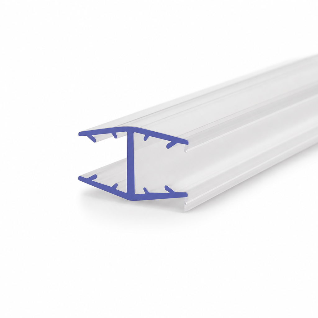 Shower Screen Seal for 10-12mm Glass – 2000mm Length