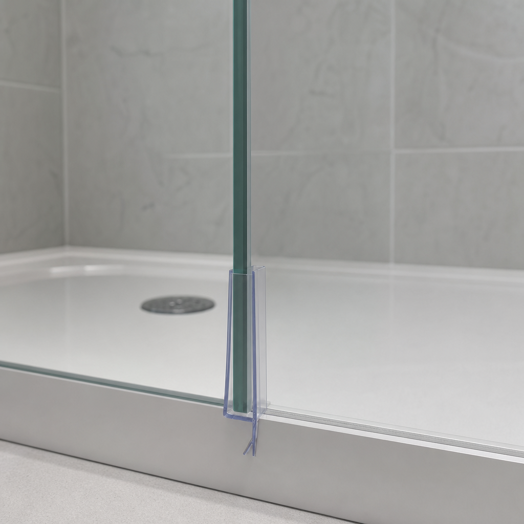 Shower Screen Seal for 4-6mm Glass – Seals 6-11mm Gap