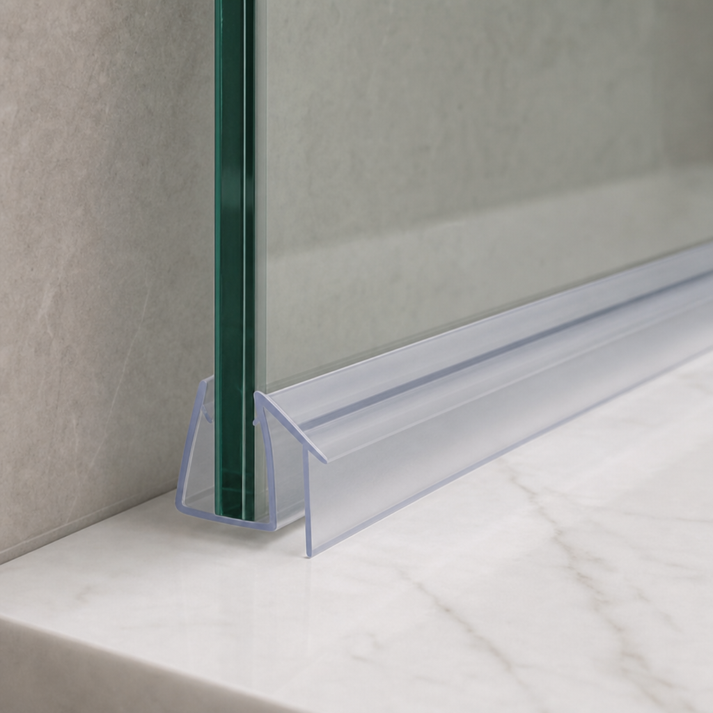 Shower Screen Seal for 4-6mm Glass – Seals 3-8mm Gap