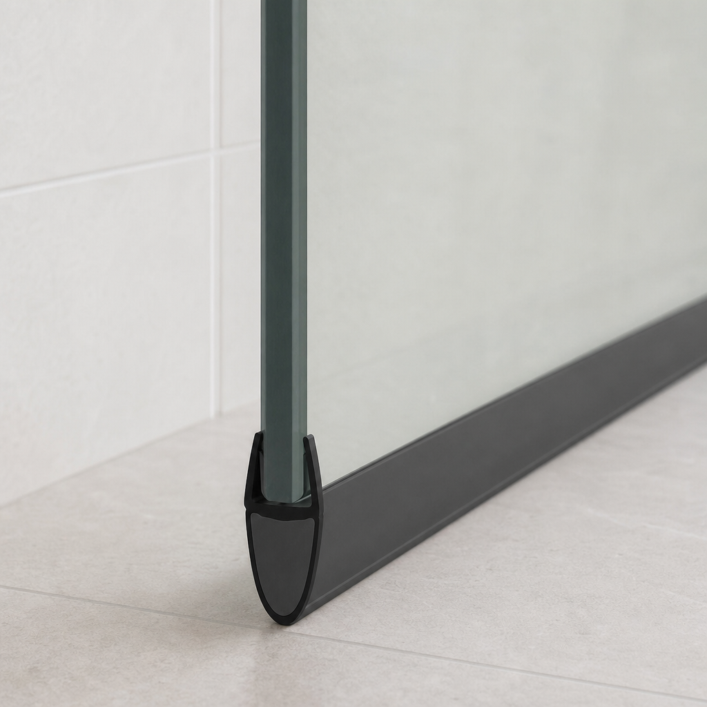 Shower Screen Seal for 4-6mm Glass – Seals 11-16mm Gap – SEAL079B