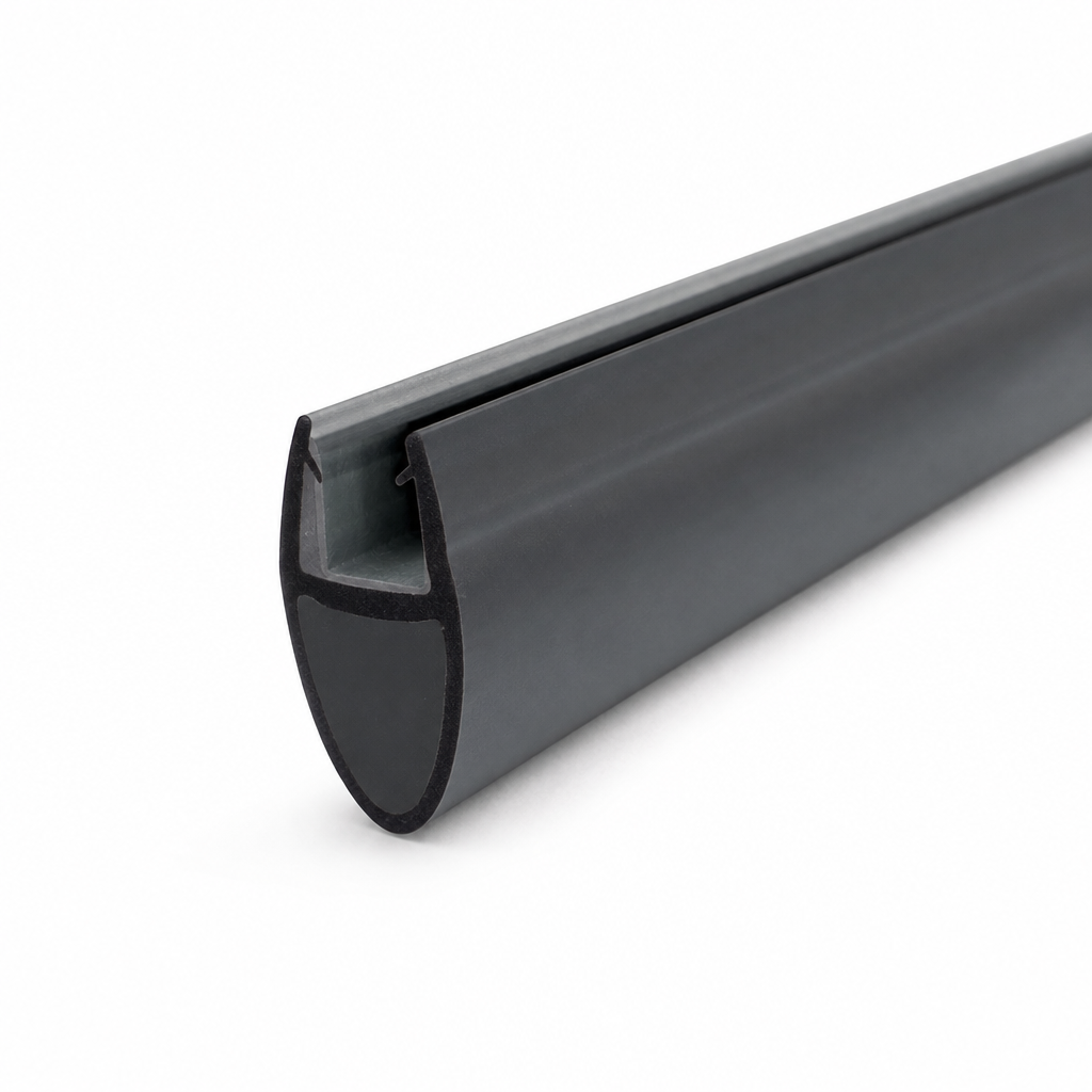 Shower Screen Seal for 4-6mm Glass – Seals 11-16mm Gap – SEAL079B