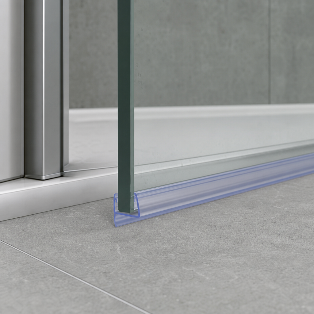 Shower Screen Seal for 10-12mm Glass – Seals 5-10mm Gap