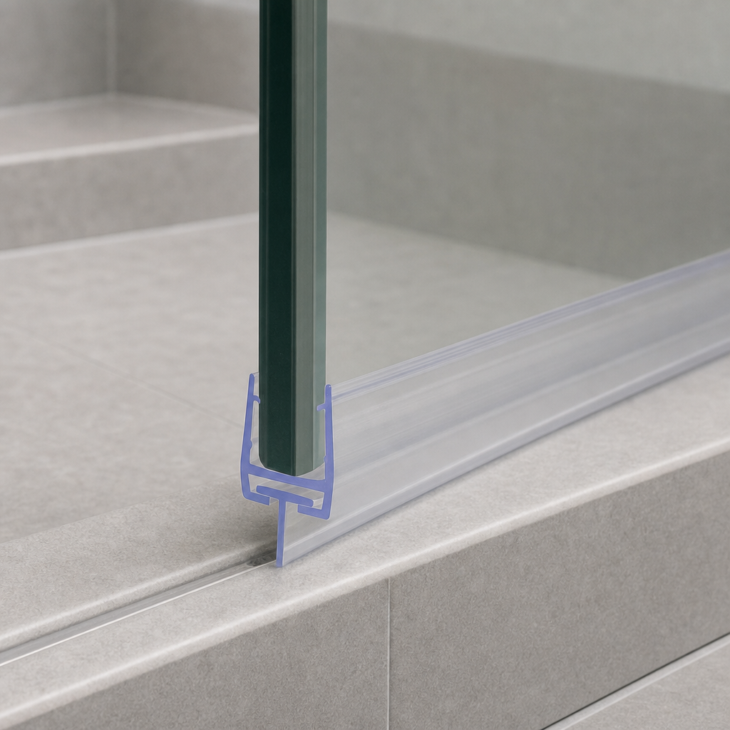 Shower Screen T Seal for 8mm Glass – 800mm to 2000mm Lengths