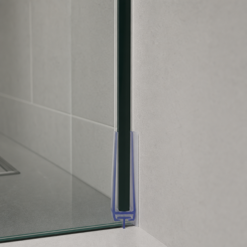 Shower Screen T Seal for 10mm Glass – 800mm to 2000mm Lengths