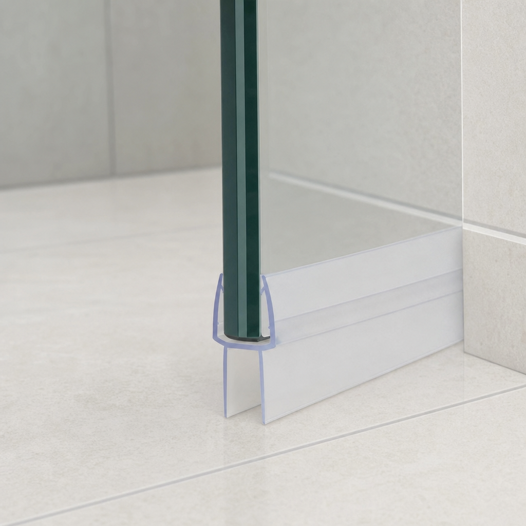 Shower Screen Seal for 8mm Glass – Seals 5-10mm Gap