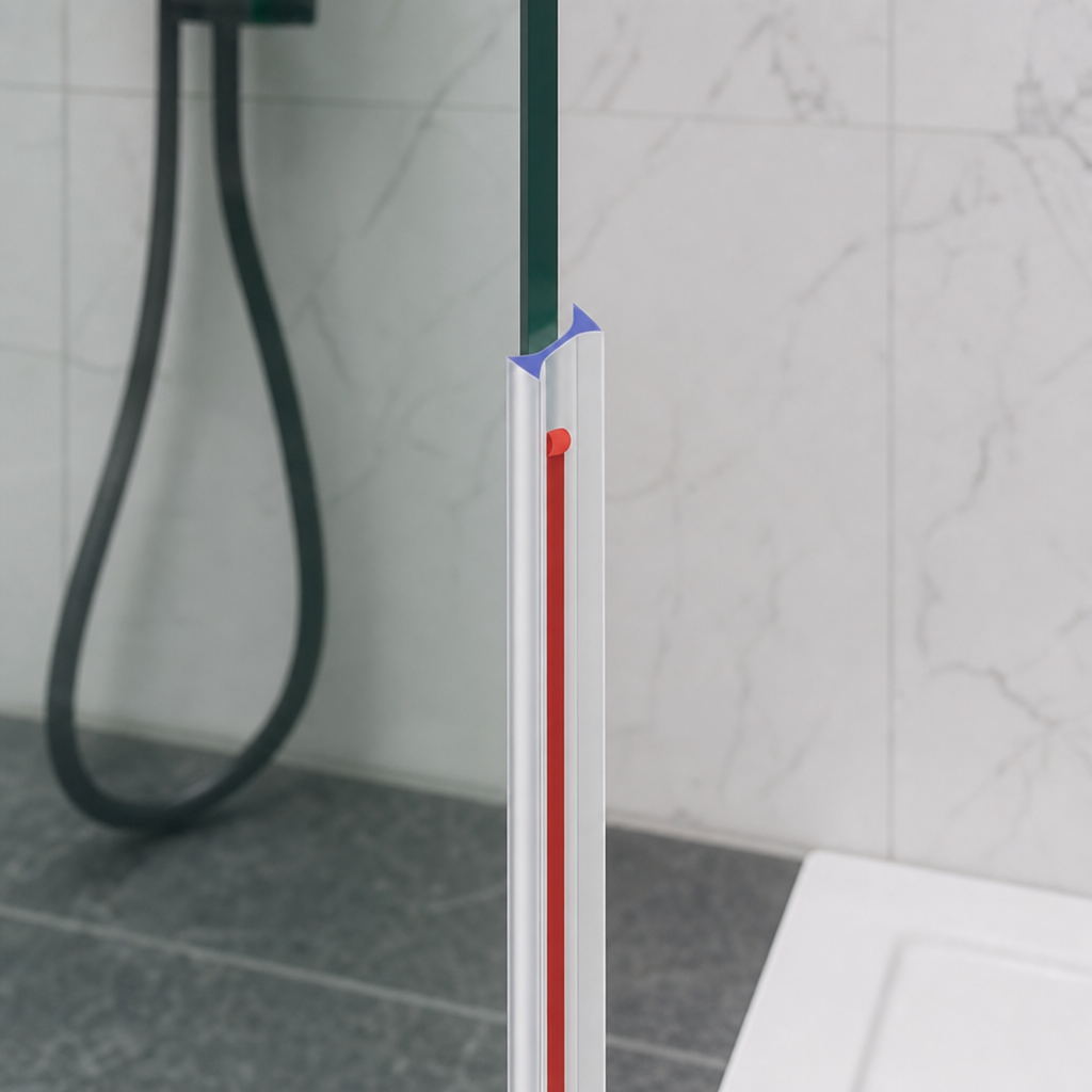 Shower Screen Seal for 6mm Glass – Multiple Lengths Available