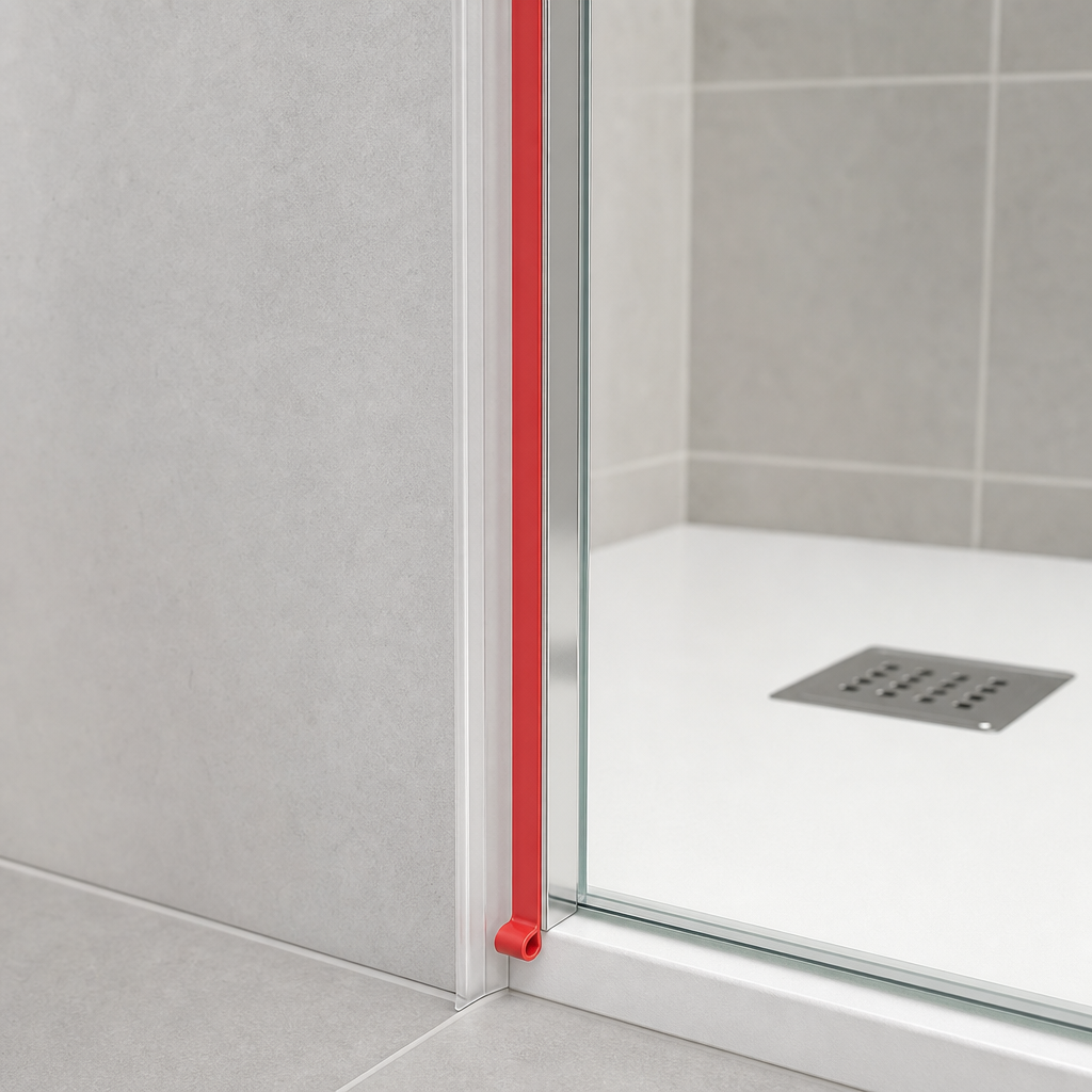 Shower Screen Seal for Straight Glass – 800-2000mm Lengths