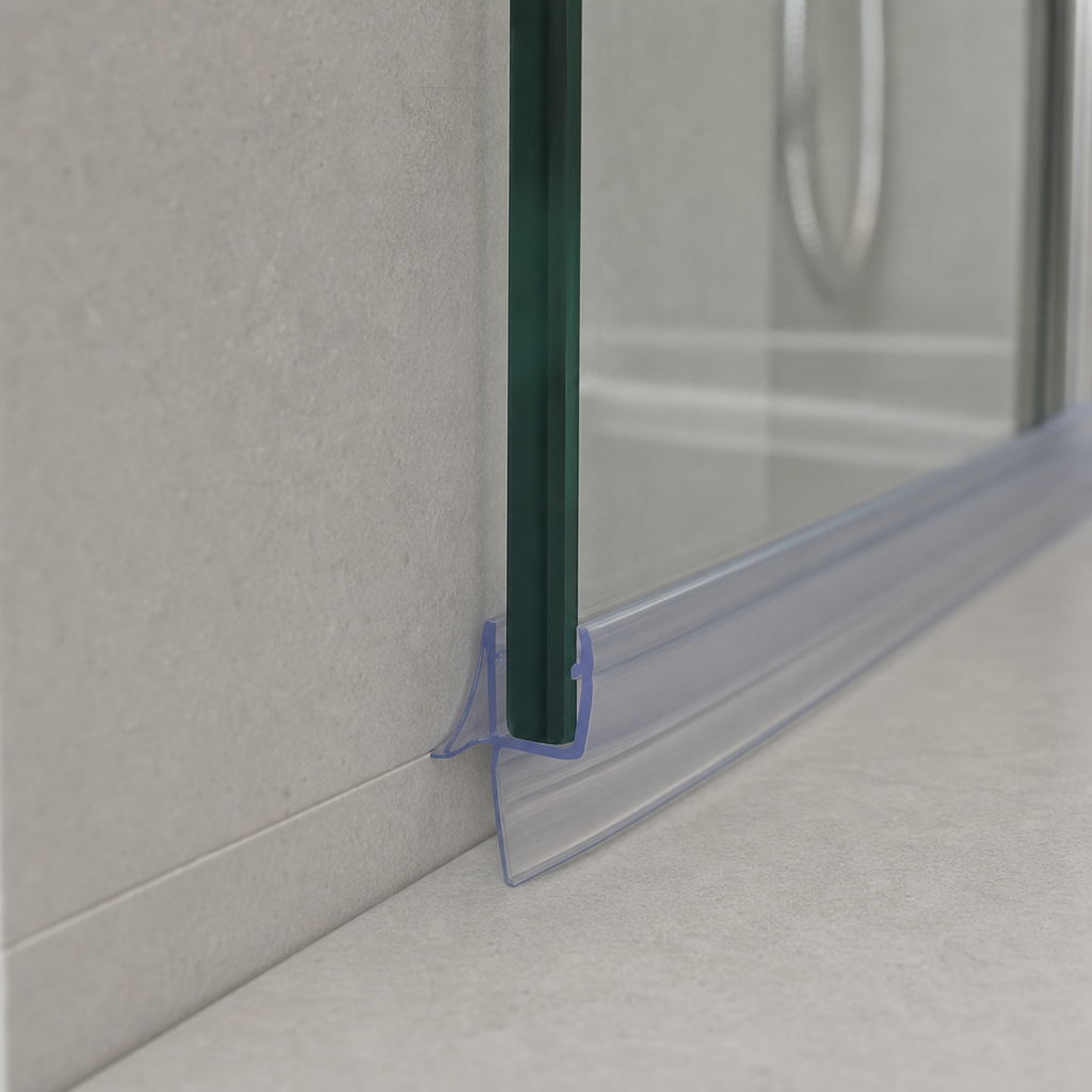 Shower Screen Seal for 4-6mm Glass – Seals 11-16mm Gap – SEAL106