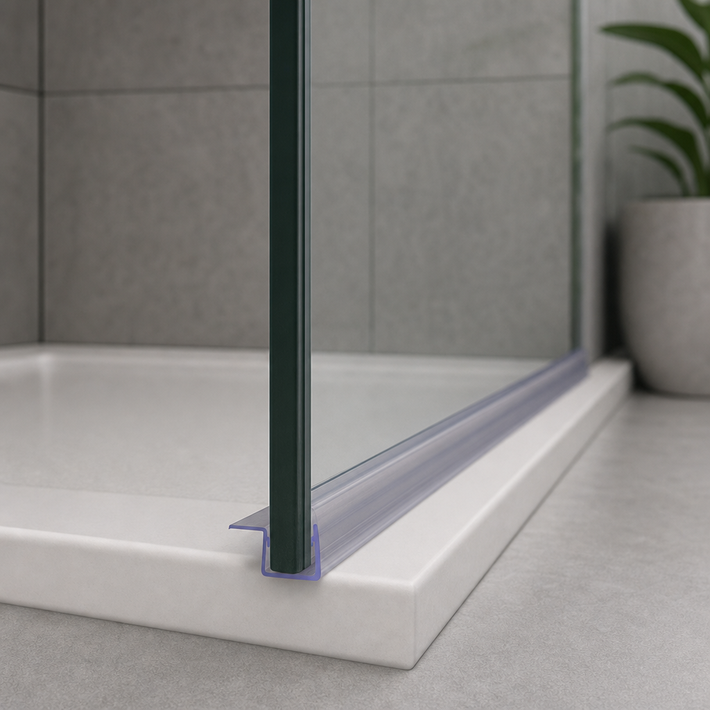 Shower Seal for 4-6mm Glass – 25mm Gap Size