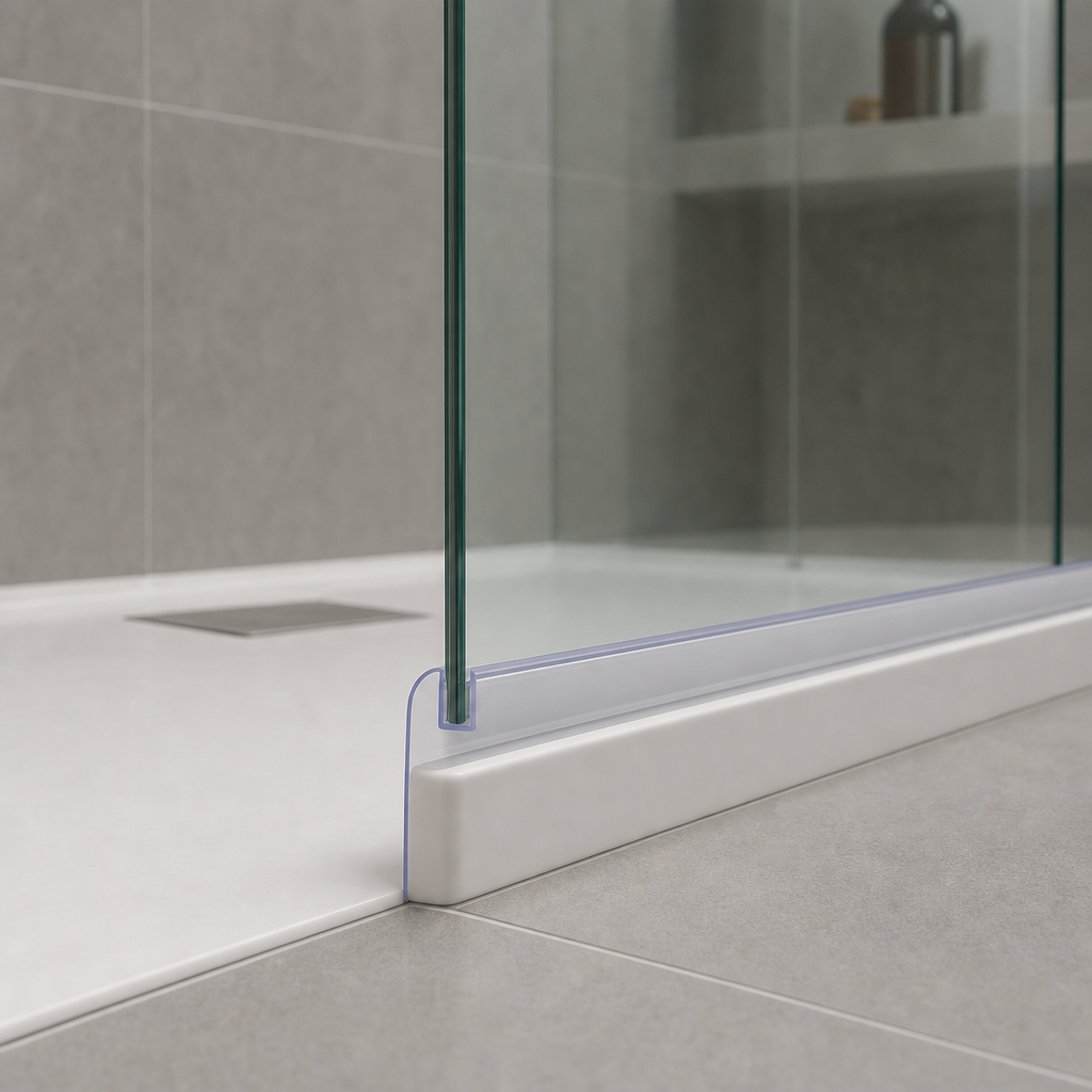 Shower Screen Seal for 4-6mm Glass – 800-2000mm Lengths