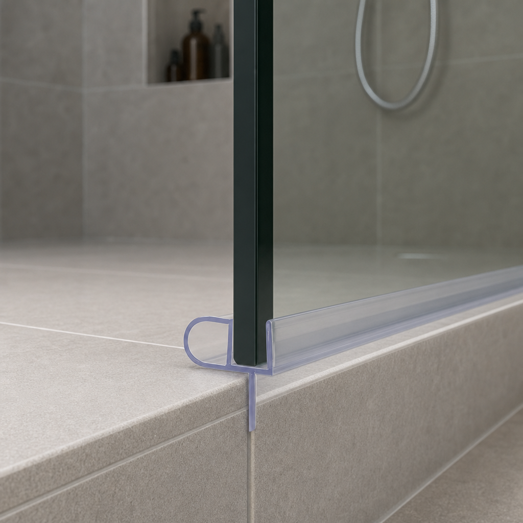 Shower Screen Seal for 4-6mm Glass – Seals 4-9mm Gap – SEAL112