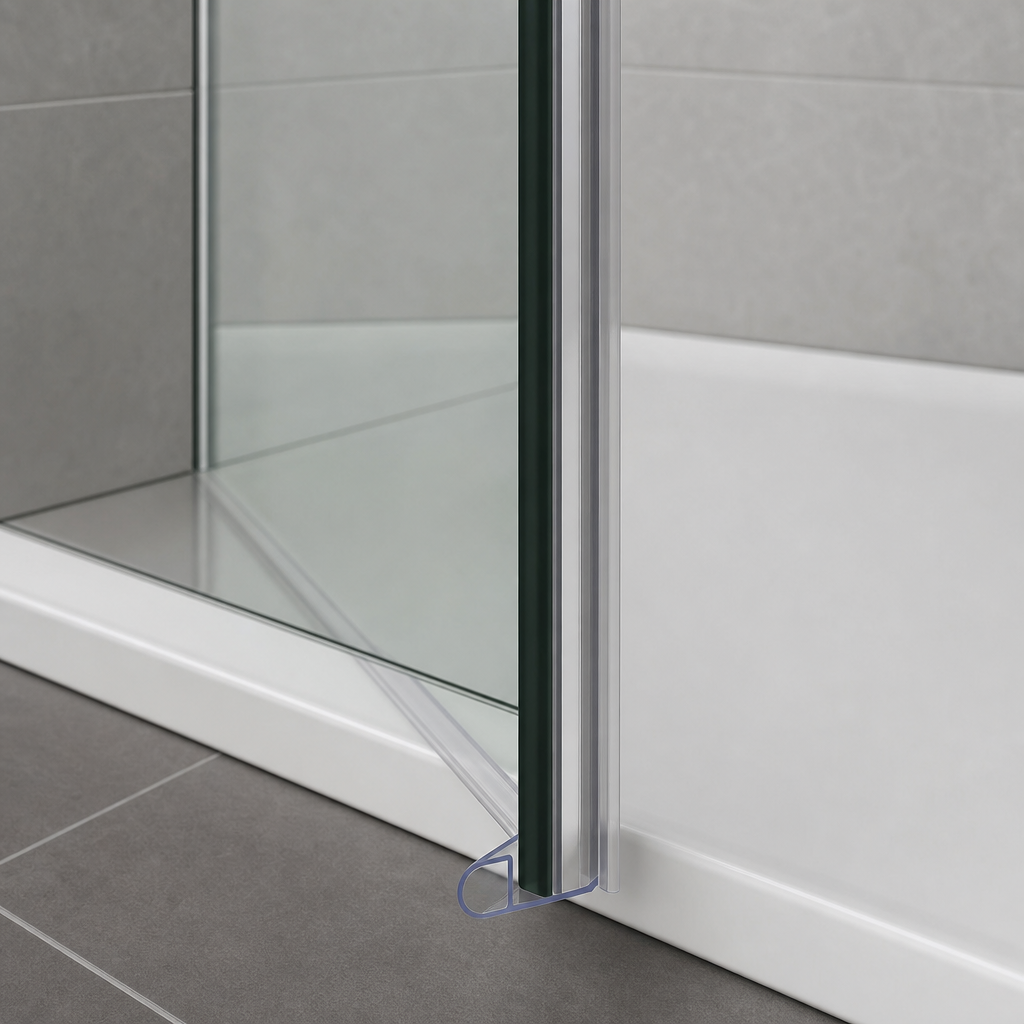Shower Screen Seal for 8-10mm Glass – Seals 4-9mm Gap