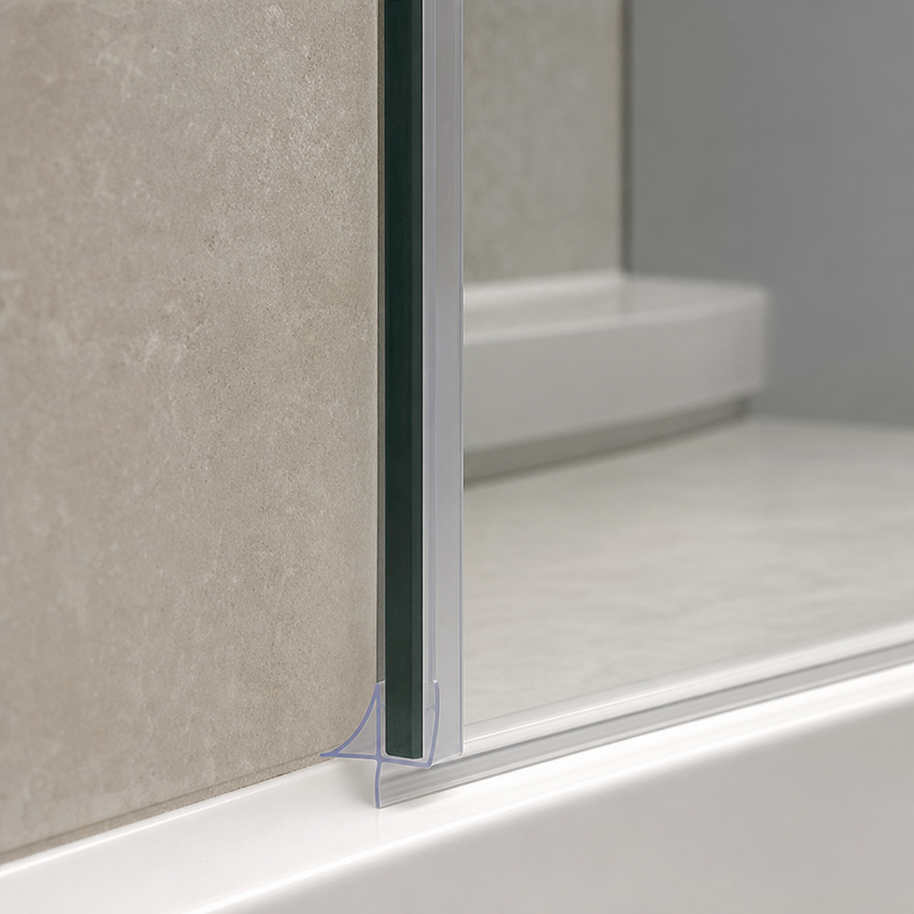 Shower Screen Seal for 8-10mm Glass – Seals 2-6mm Gap – SEAL118