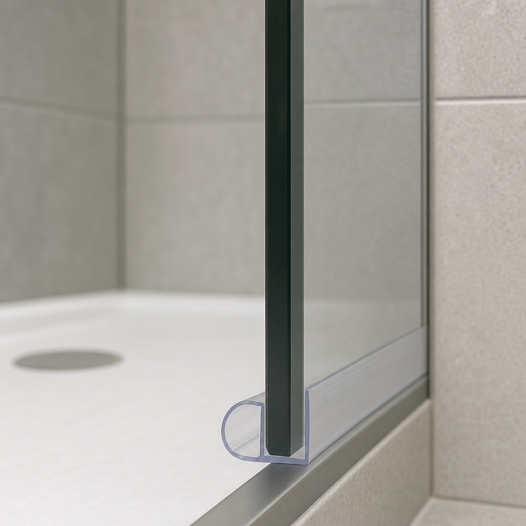 Shower Screen Seal for 8-10mm Glass – Soft Bubble Design