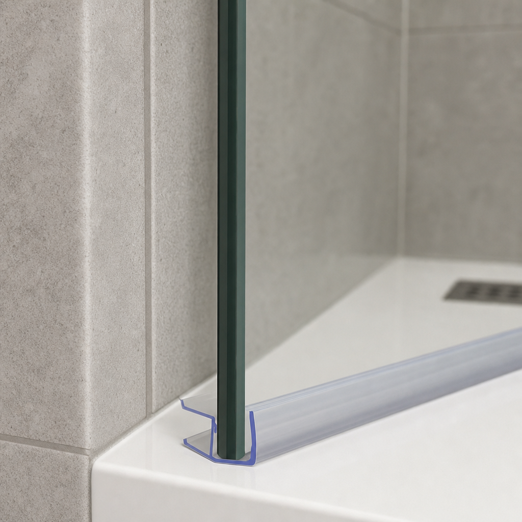 Shower Screen Seal for 4-6mm Glass – 800mm to 2000mm Lengths