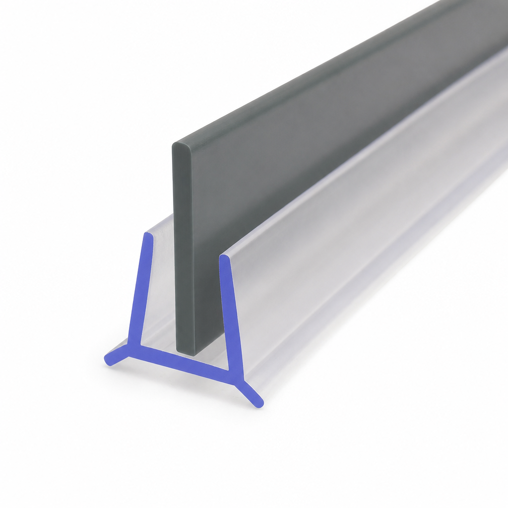 Shower Screen Seal for 6-8mm Glass – Seals 1-3mm Gap