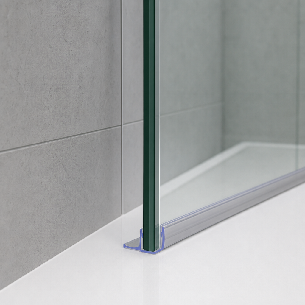 Shower Screen Seal for 6-8mm Glass – 800-2000mm Lengths