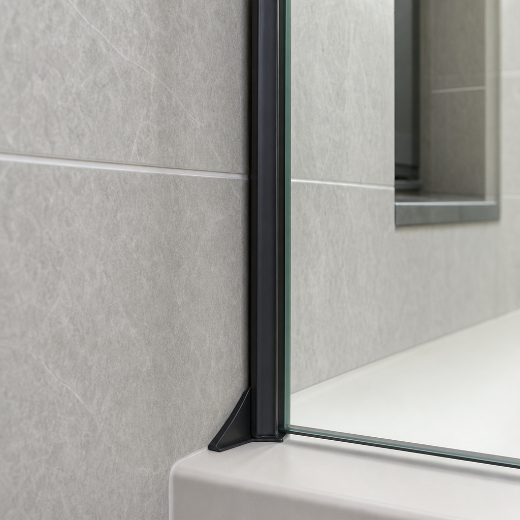 Shower Screen Seal for 8-10mm Glass – Seals 20-25mm Gap