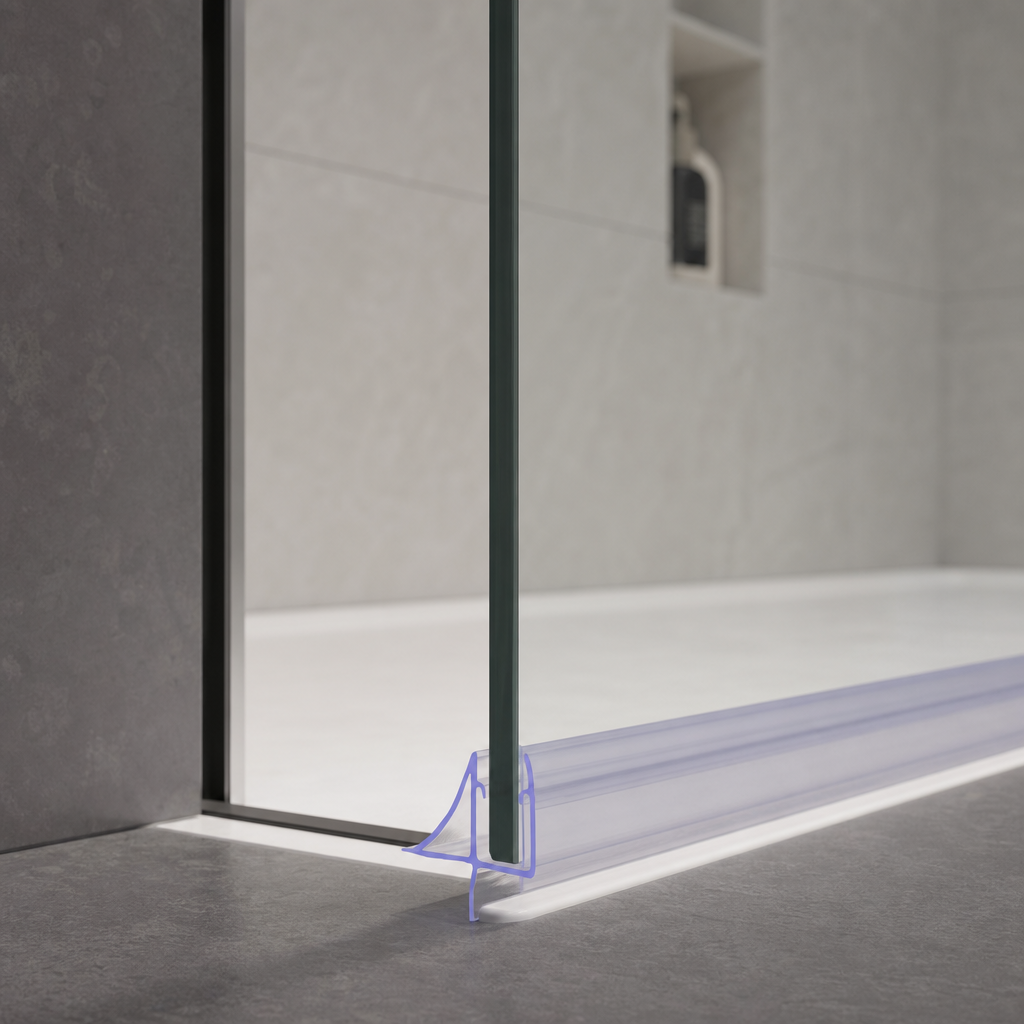Shower Screen Seal for 3-4mm Glass – Seals 1-6mm Gap