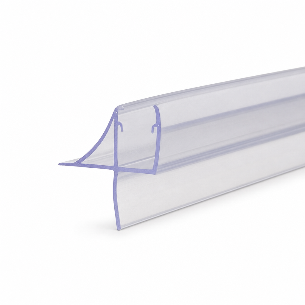 Shower Screen Seal for 3-4mm Glass – Seals 11-16mm Gap