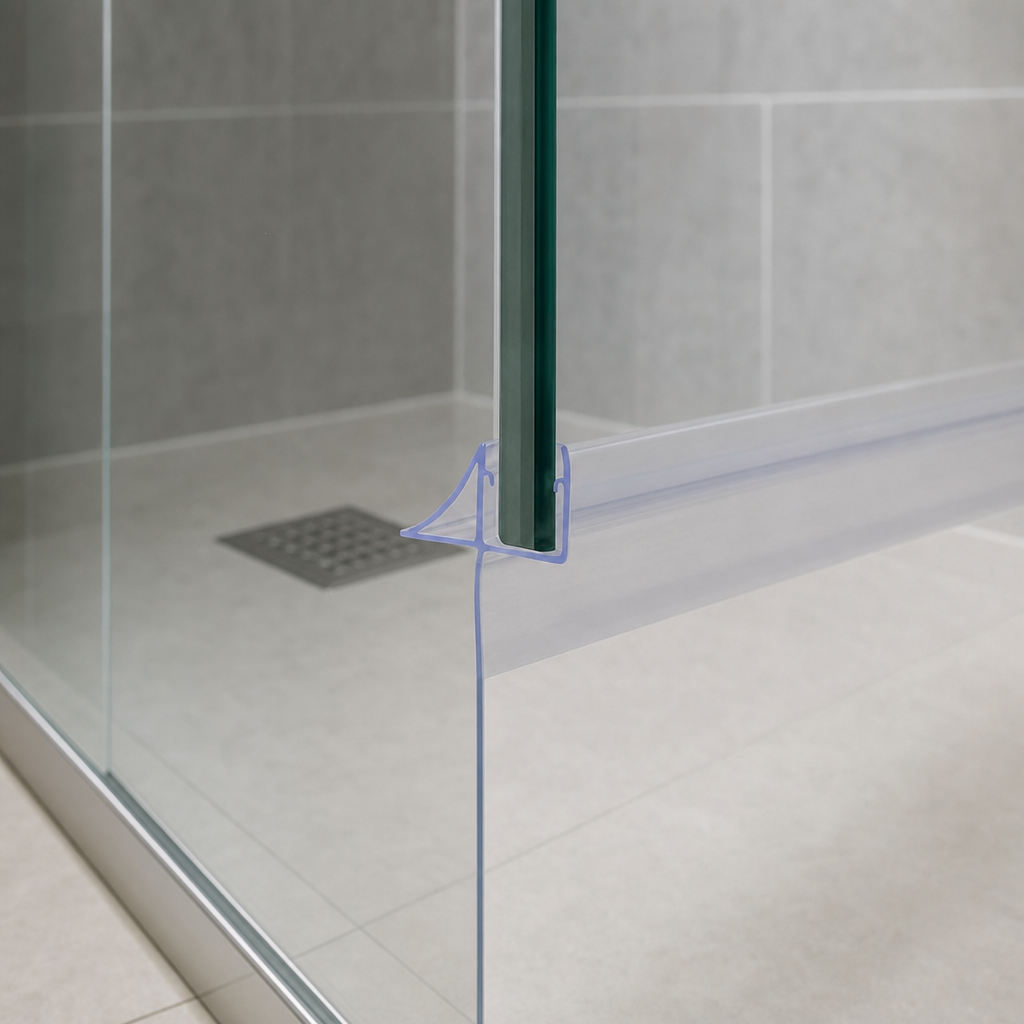 Shower Screen Seal for 3-4mm Glass – Seals 15-20mm Gap