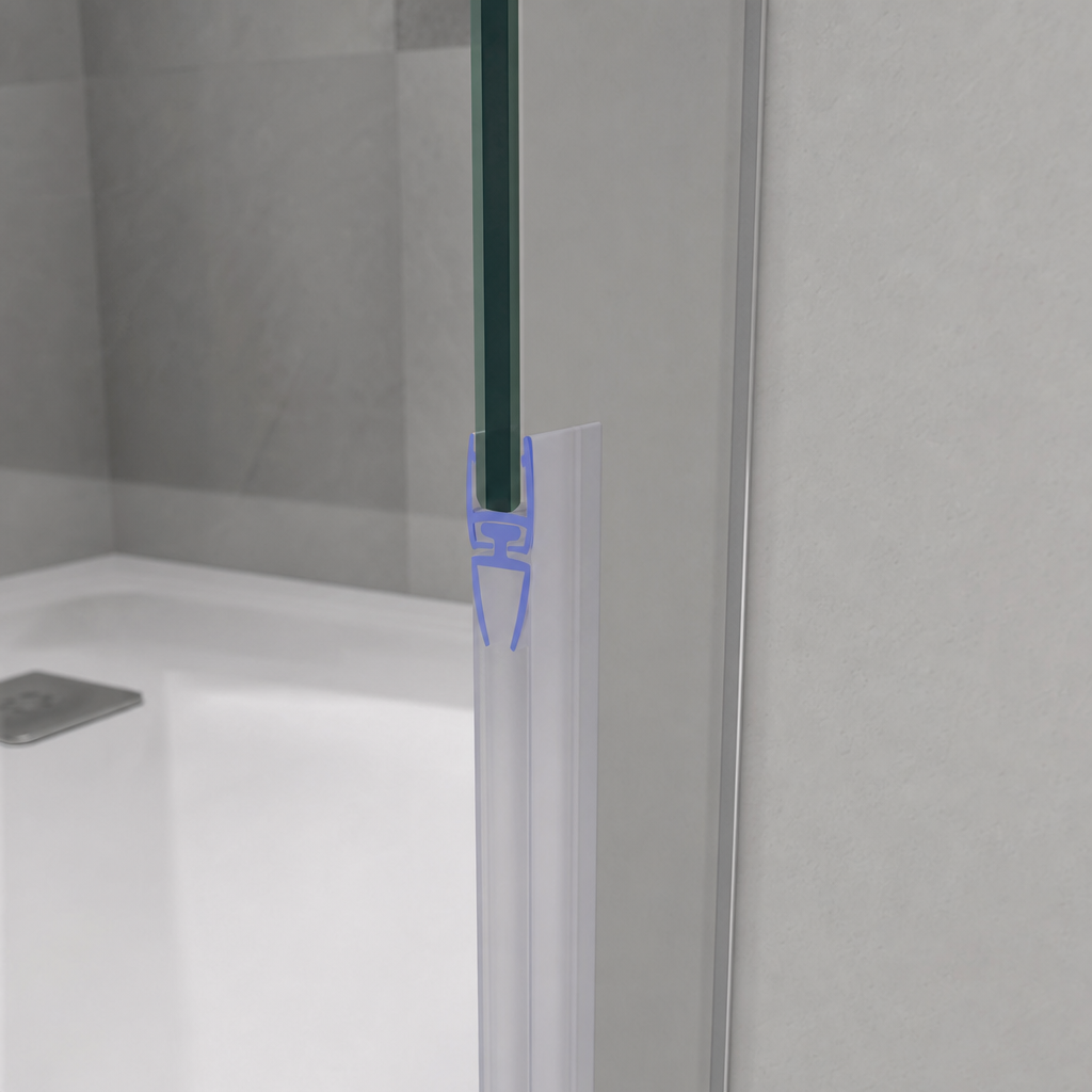 Shower Screen Seal for 4-6mm Glass – Seals 10-13mm Gap