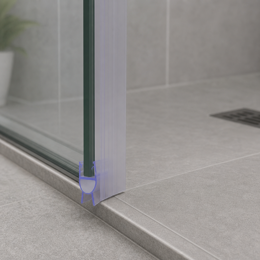 Shower Screen Seal for 4-6mm Glass – Seals 9-14mm Gap