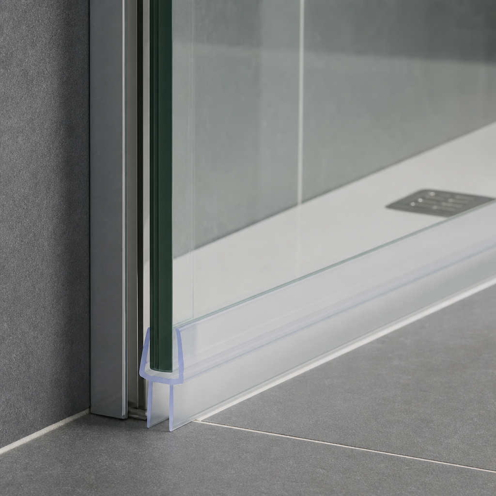 Shower Screen Seal for 3-6mm Gaps – Straight Design