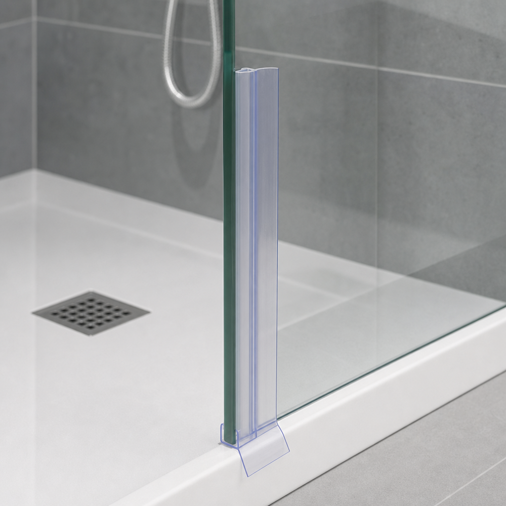 Shower Screen Seal for 6-8mm Glass – Seals 8-12mm Gap