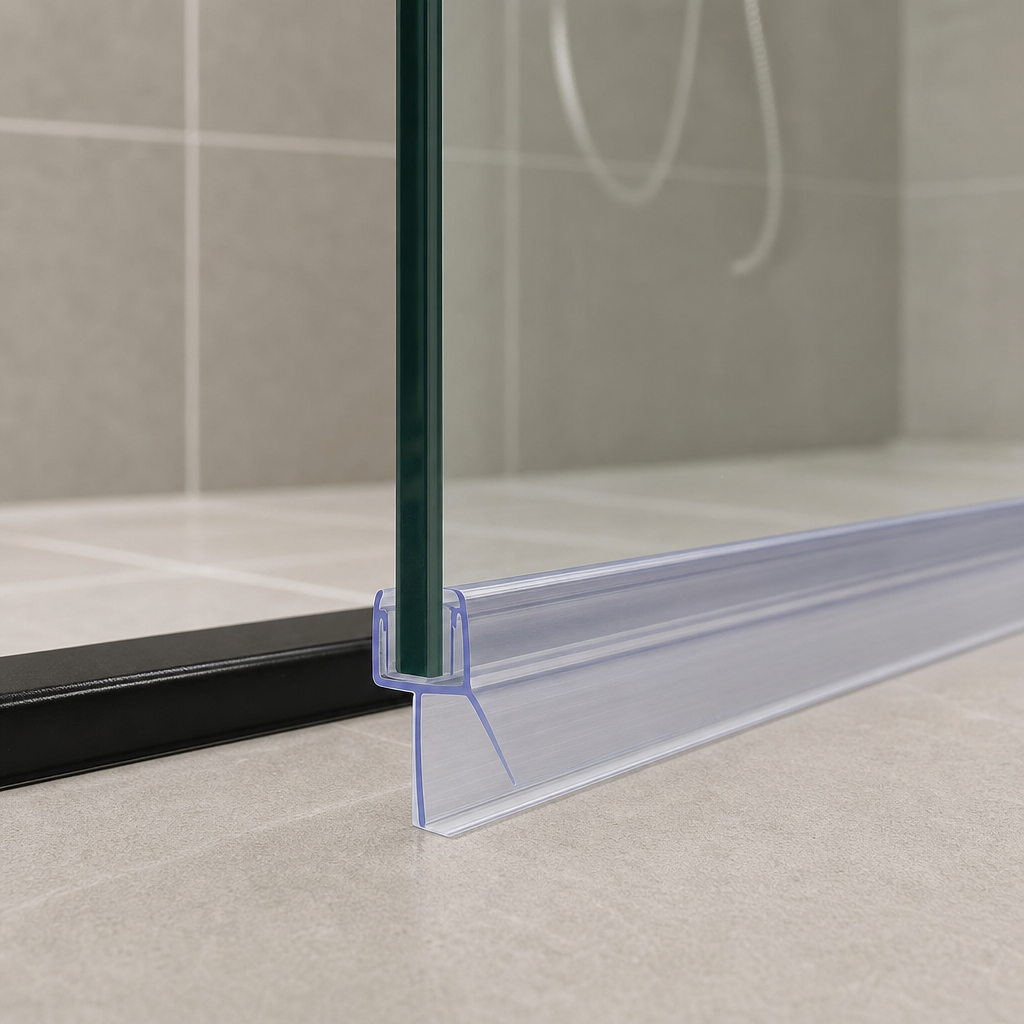 Shower Screen Seal for 6-8mm Glass – Seals 12-16mm Gap
