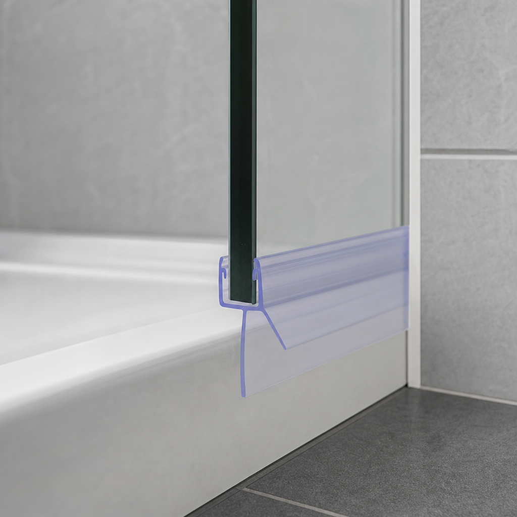 Shower Screen Seal for 6-8mm Glass – Seals 16-20mm Gap