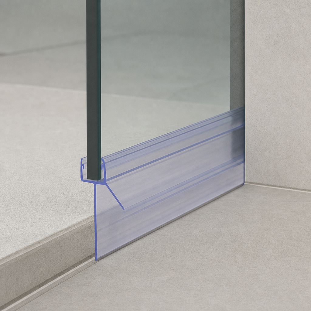Shower Screen Seal for 6-8mm Glass – Seals 26-30mm Gap
