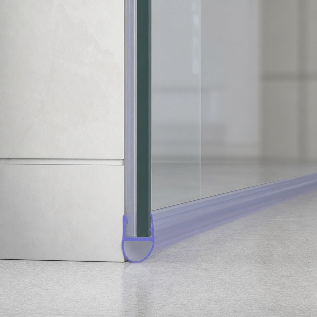 Shower Screen Seal for 6-8mm Glass – Seals 3-7mm Gap