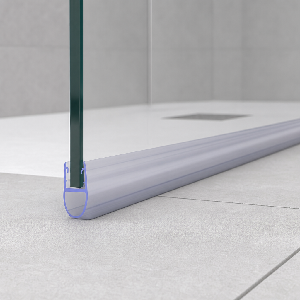 Shower Screen Seal for 6-8mm Glass – Seals 7-12mm Gap
