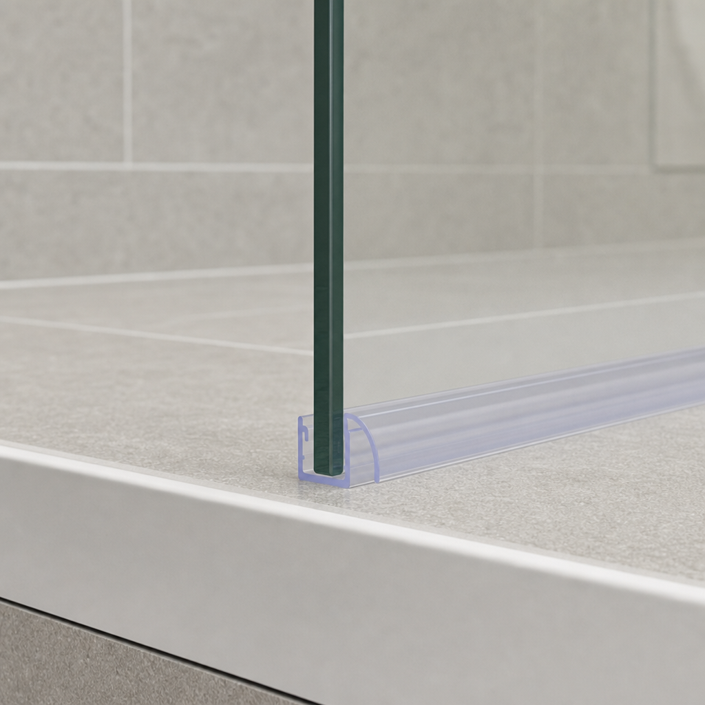 Shower Screen Seal for 6-8mm Glass – Straight Seal