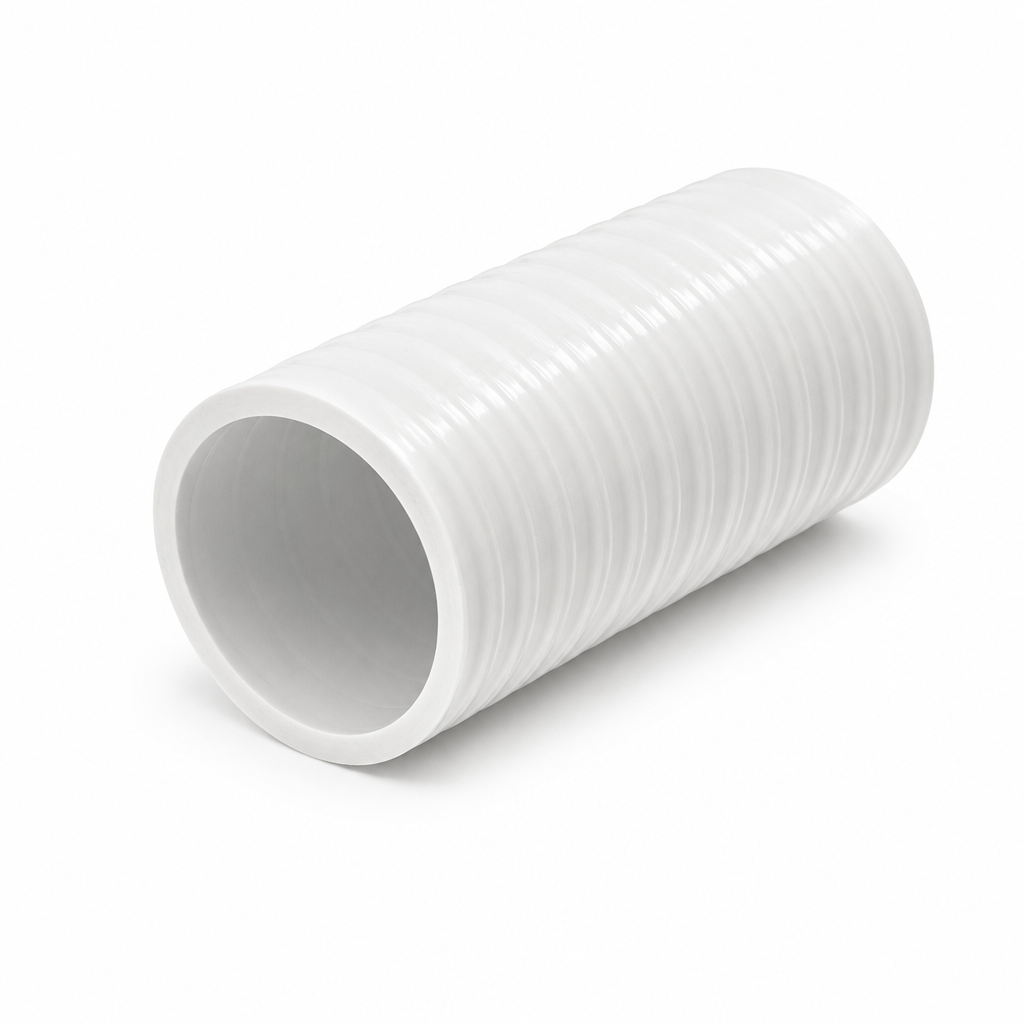 White Sanitary Hose 38mm ID x 45mm OD – Per Metre