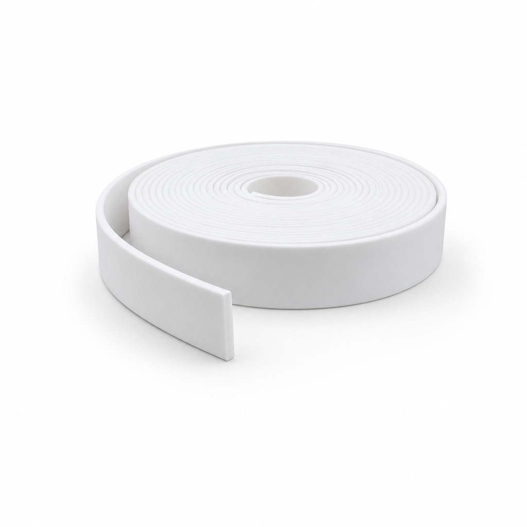 Solid Silicone Rubber Strip 25mm x 3mm – 5 Metre Roll