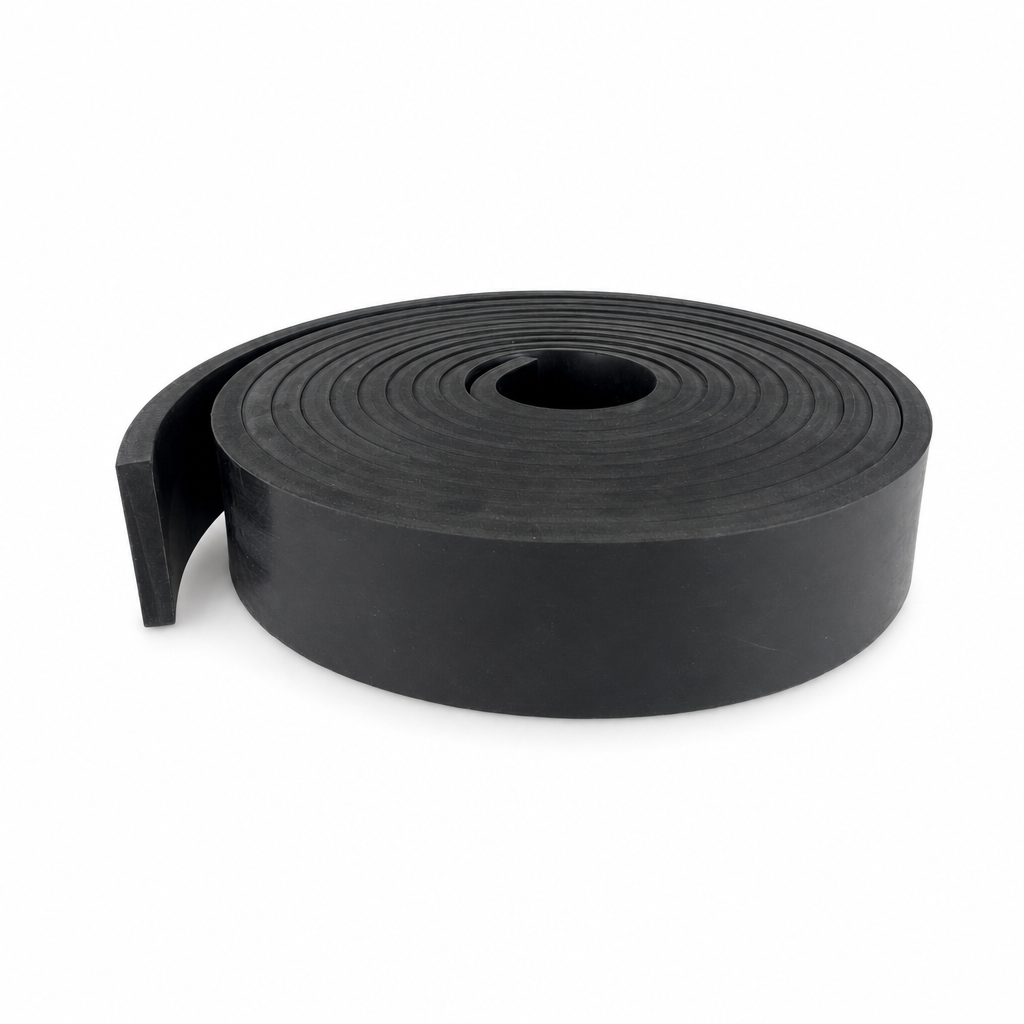 Solid Neoprene Rubber Strip 50mm x 10mm – 5 Metre Roll