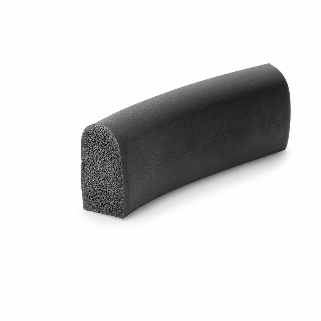Sponge Rubber Seal 9.5mm x 19mm – Per Metre