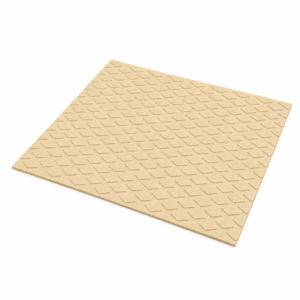 Diamond Pattern Anti-Slip Deck Covering – Sand, 1.2m x 0.9m Sheet