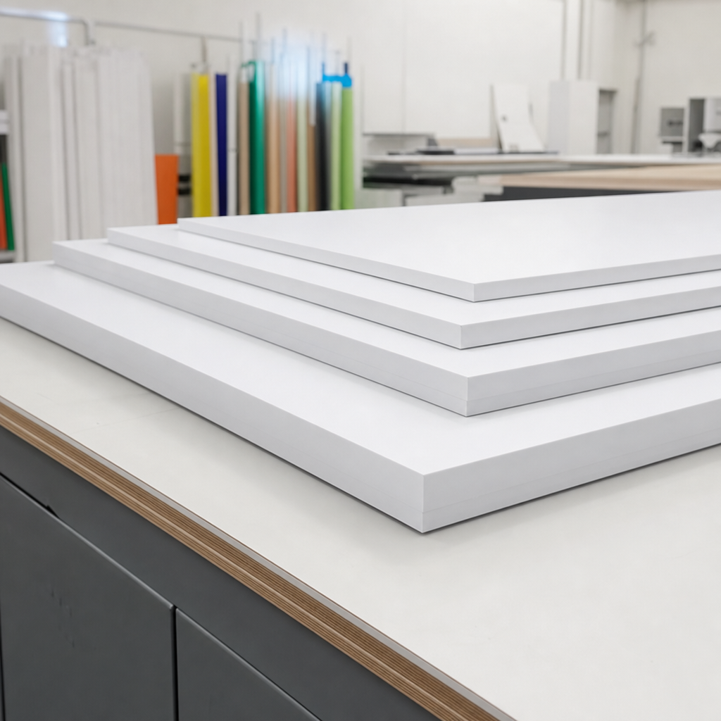 White PVC Sheet – 3mm to 12mm Thick
